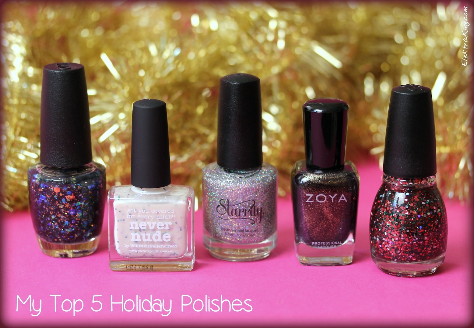 My Top 5 Holiday Polishes 2014 {December 23}