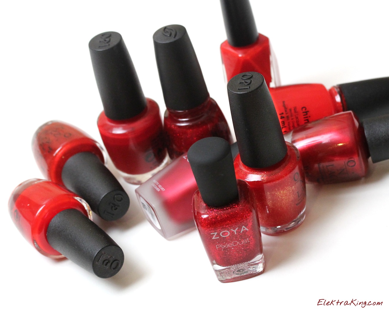 Holiday Red Polishes