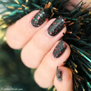 Black Christmas Manicure